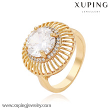 13660 Ювелирные Изделия Xuping Fashion18k Позолота Кристалл Алмаза Кольцо Оптовая Ювелирные Изделия